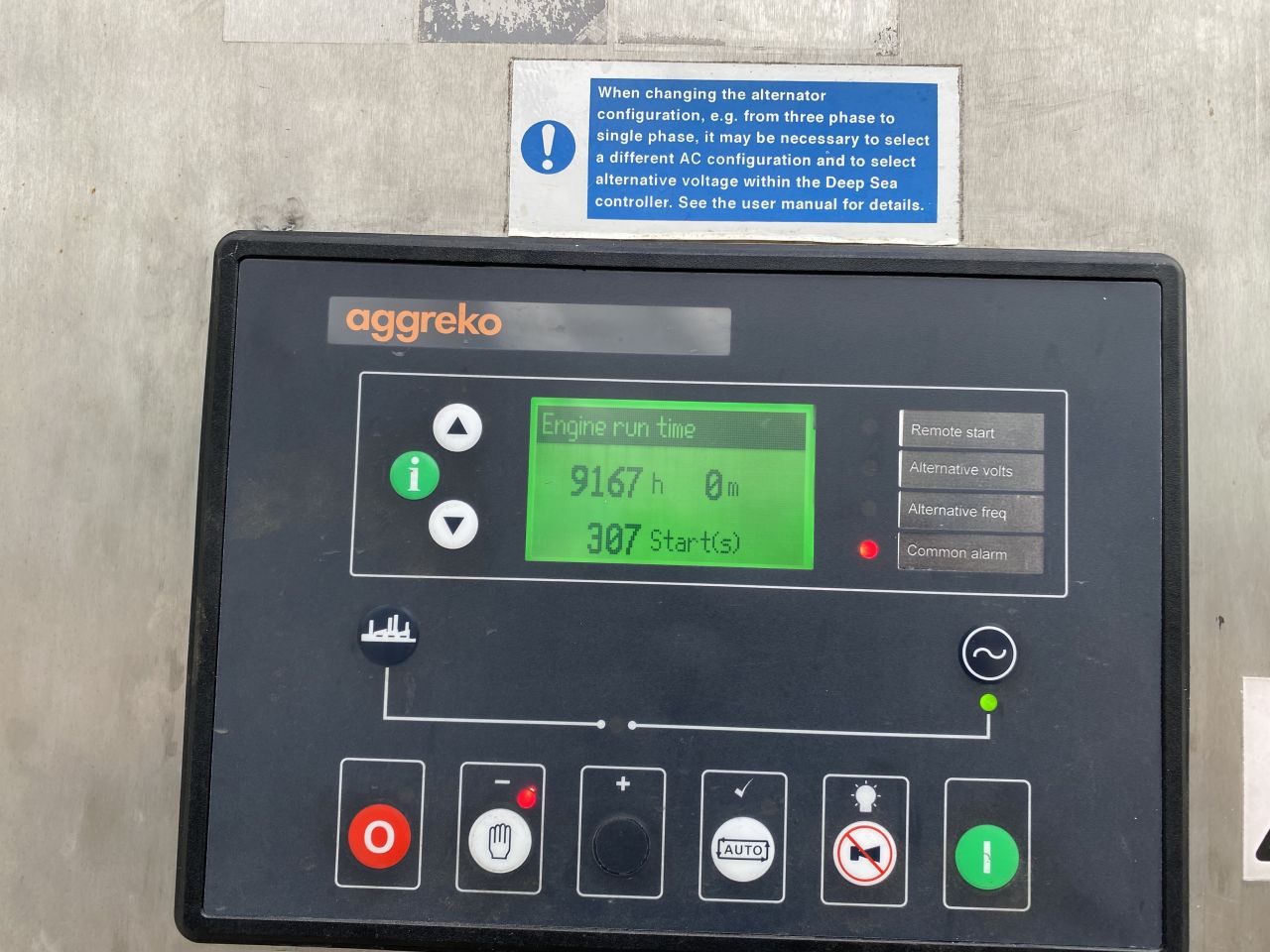 Industriele generator noodstroomvoorziening 300 KVA