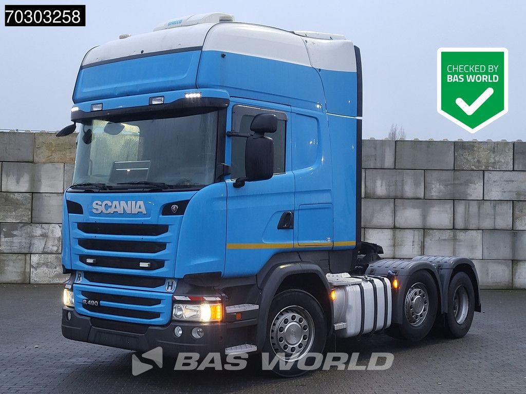 Scania R490 6X2 Retarder Lift+Lenkachse Full-Air 2xTanks Standklima Euro 6
