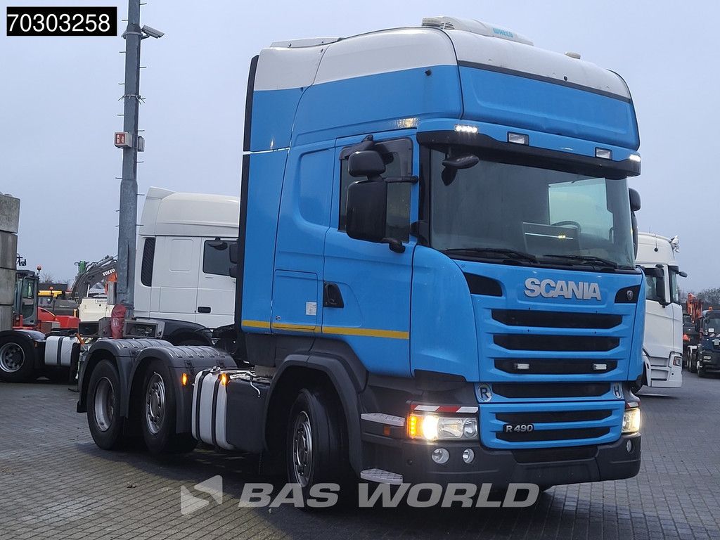 Scania R490 6X2 Retarder Lift+Lenkachse Full-Air 2xTanks Standklima Euro 6