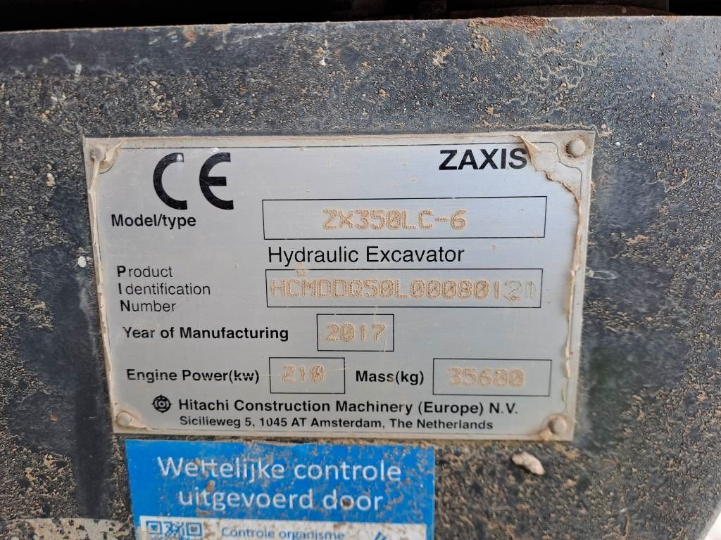 Hitachi ZX350LC-6 (+ Trimble Earthworks GPS)