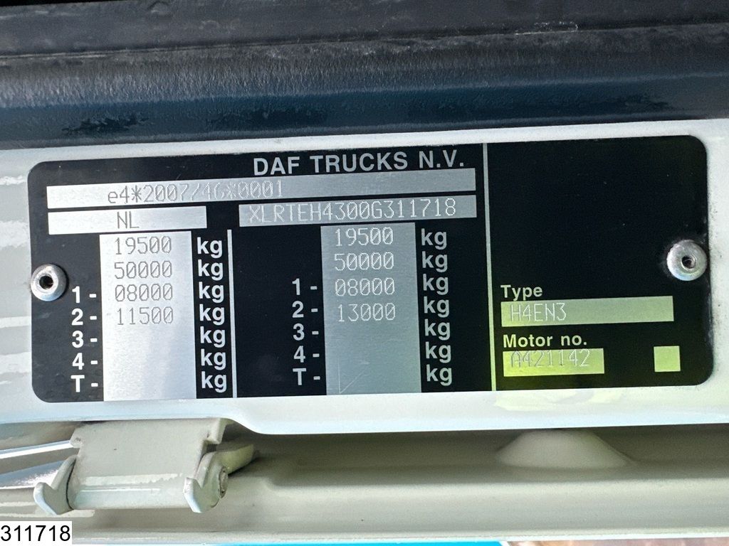 DAF XF 480 SSC, EURO 6d