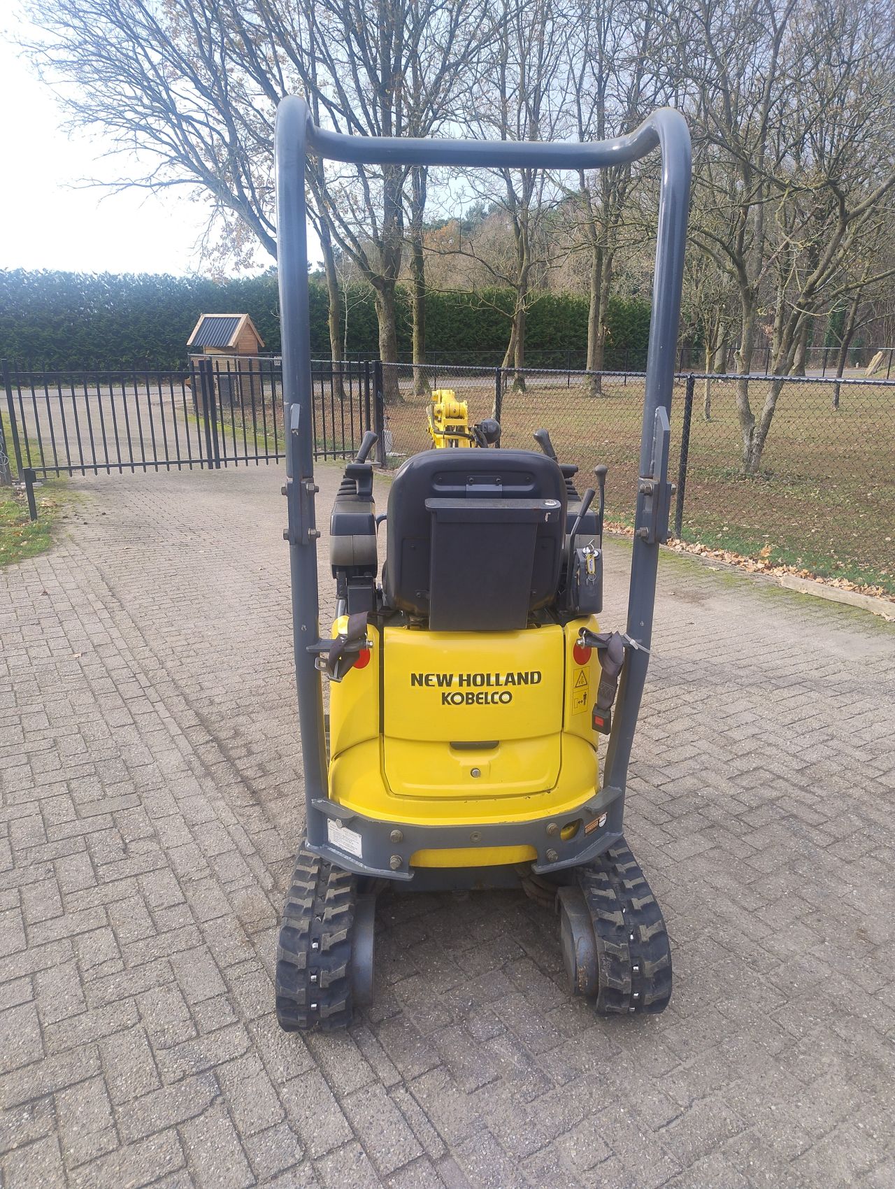 New holland minigraver kobelco e09 sr marge