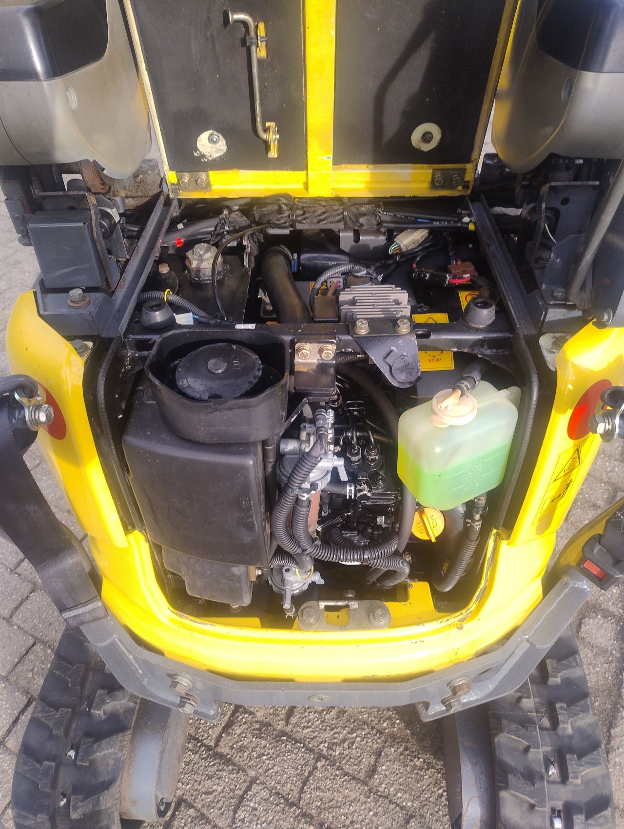 New holland minigraver kobelco e09 sr marge