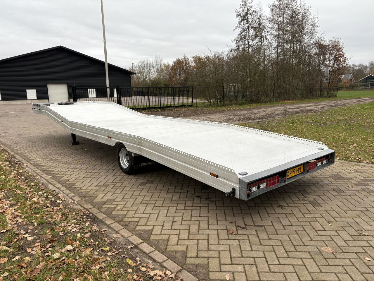 Be oplegger ambulance auto transporter Veldhuizen 5 ton (2018