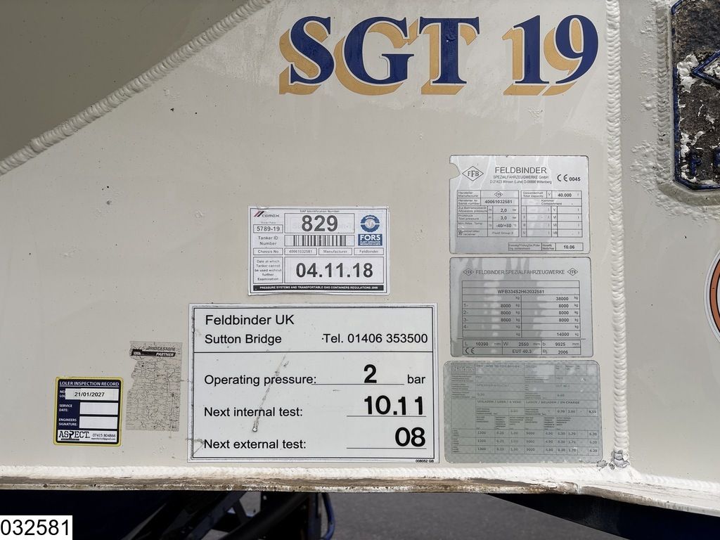 Feldbinder Silo 40.000 liter