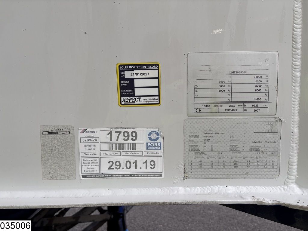 Feldbinder Silo 40.000 Liter