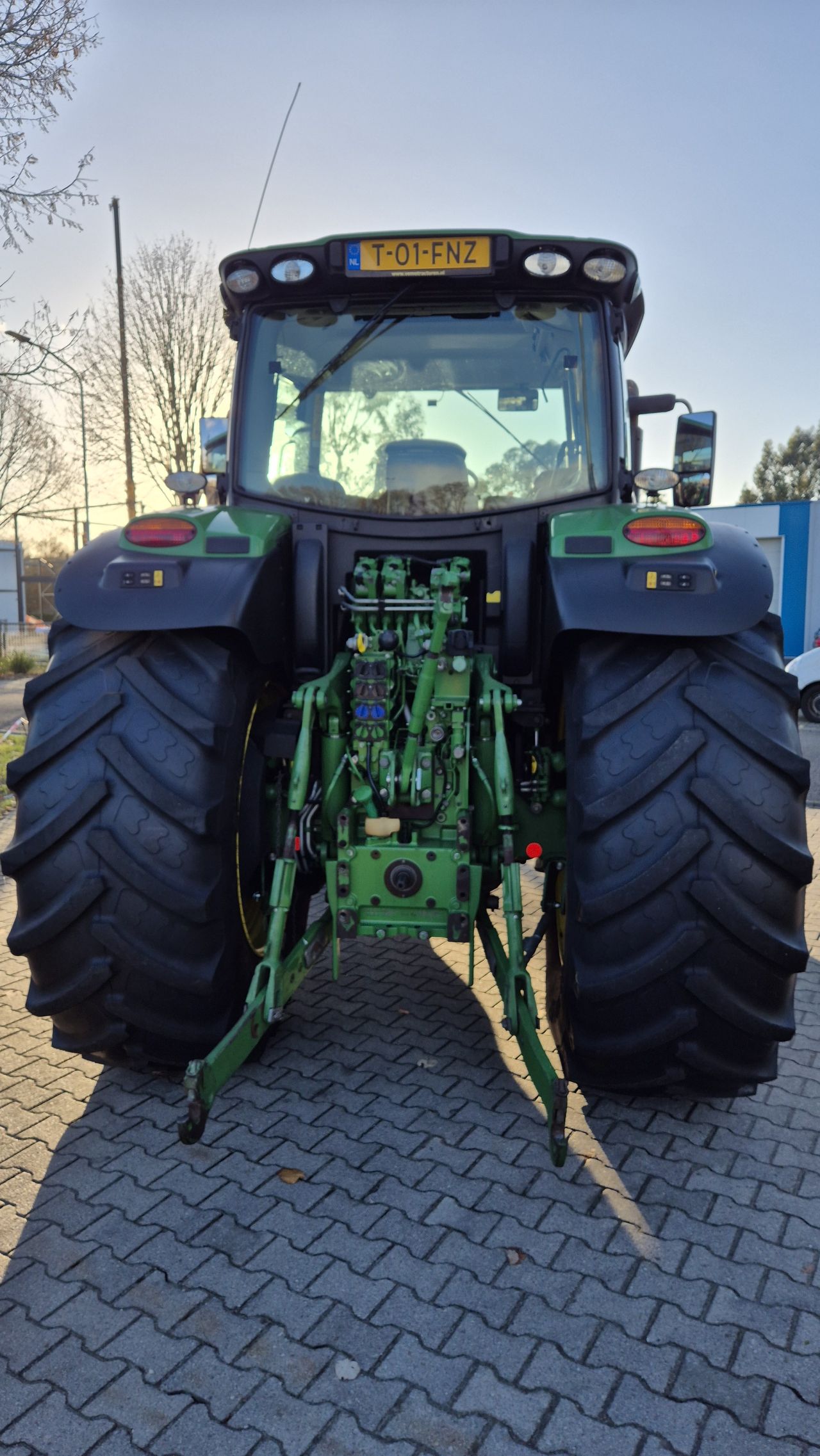 JOHN DEERE 6195R AP 50Kmh. Lucht, Fronthef en PTO, TLS, HCS, AT-