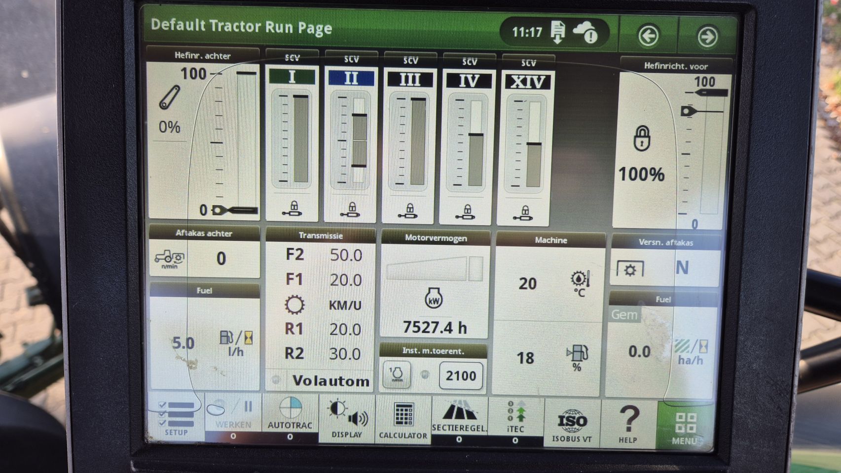 JOHN DEERE 6195R AP 50Kmh. Lucht, Fronthef en PTO, TLS, HCS, AT-