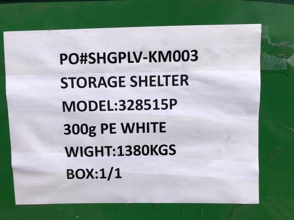 Storage building Eversteel 328515P 9.8x26x4.6m New