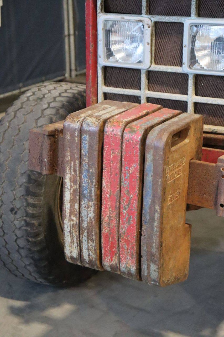 Mini tractor International 733 Diesel with WIFO Lift mast