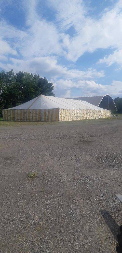 Span tent 16x50m