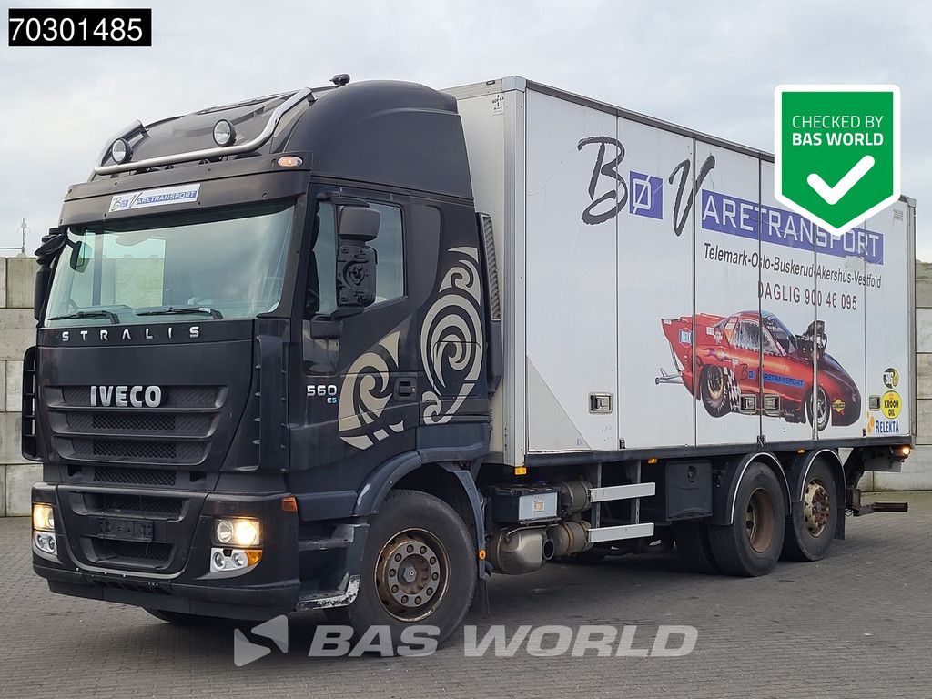 Iveco Stralis 560 6X2 Retarder Automatic Lift Axle 1500kg Tailgate Euro 5