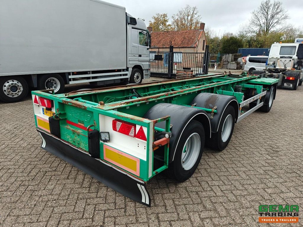 Burg BPA 10-18 ACXXX 3-axle BPW - Container System 6.9m - Drum brakes - Air suspension - Central lubrication - 11/2026 MOT