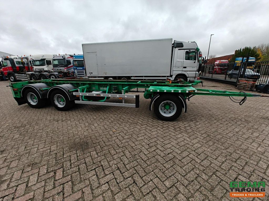 Burg BPA 10-18 ACXXX 3-axle BPW - Container System 6.9m - Drum brakes - Air suspension - Central lubrication - 11/2026 MOT