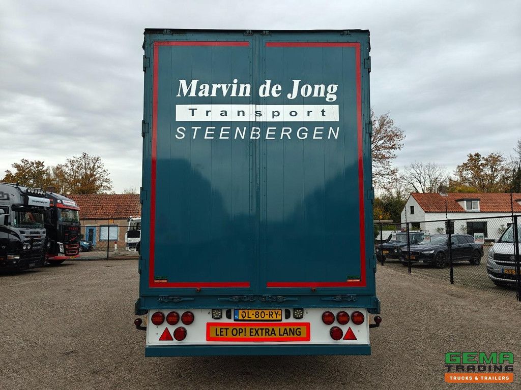 Pacton Trailers TBD.232 12.2m + DXX.110 Dolly (2022) - 2-Axles SAF 10T - Curtainsider - Steering Axle (Tridec) - Through-loading System - LZV combination