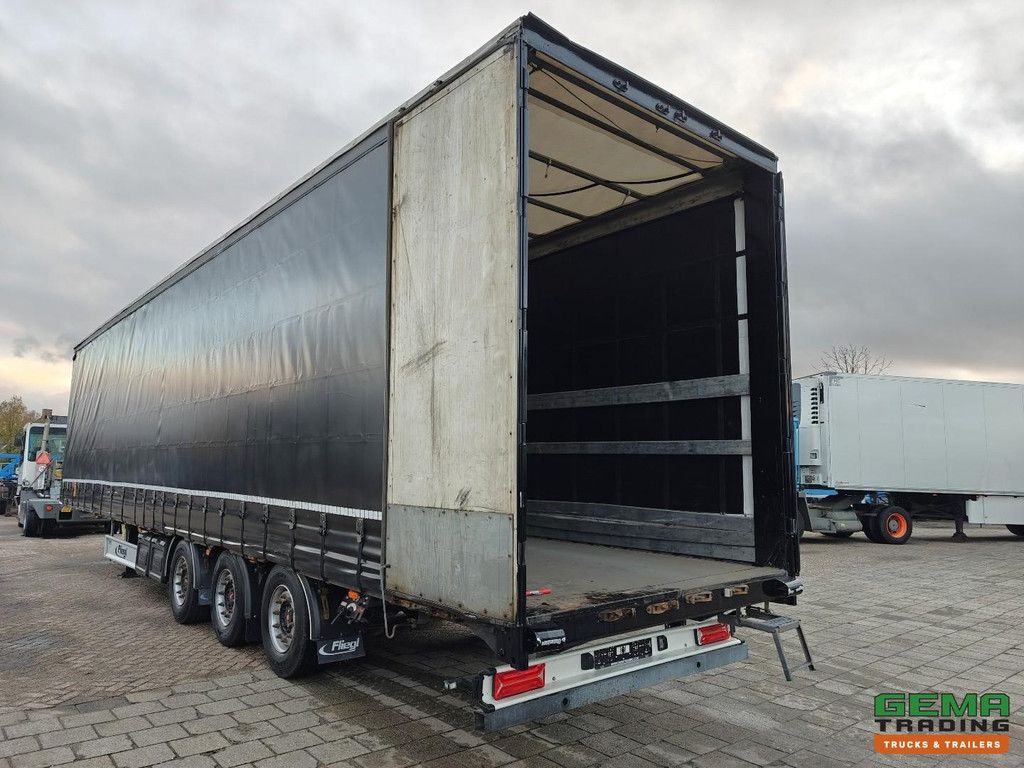 Fliegl SDS 3-Assen SAF - MEGA - 6310KG - Schuifzeilen/Dak - Schijfremmen - Coil Goot - Gereedschapskisten