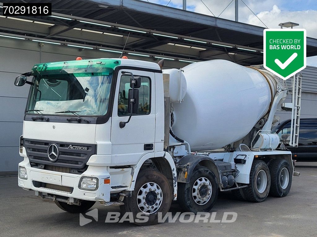 Mercedes Actros 3236 8X4 9M3 Stetter Mixer Big-Axle 3-Pedals Steelsuspension Euro 3
