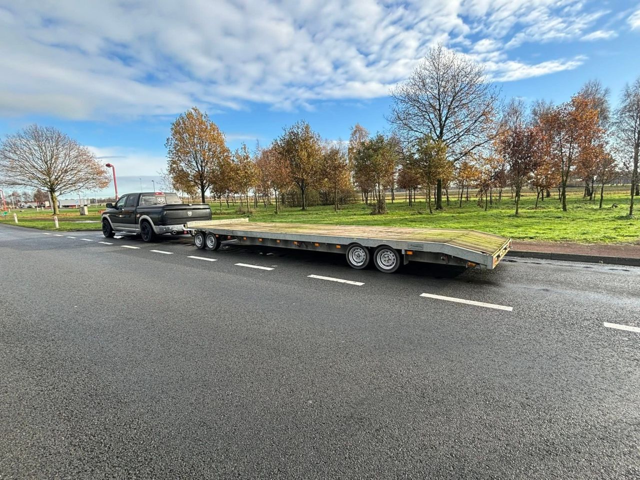 Te koop Veldhuizen 3 4 Asser Twintrailer container aanhanger