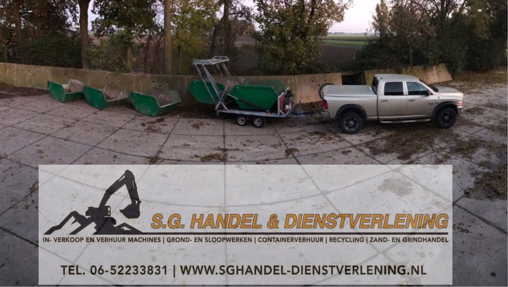 Te koop Veldhuizen 3 4 Asser Twintrailer container aanhanger