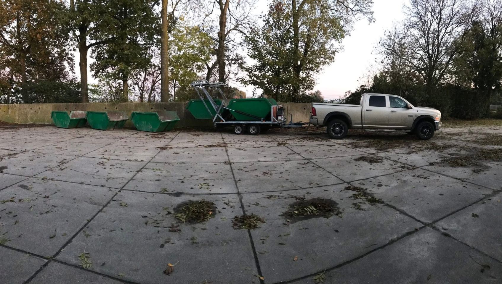 Te koop Veldhuizen 3 4 Asser Twintrailer container aanhanger