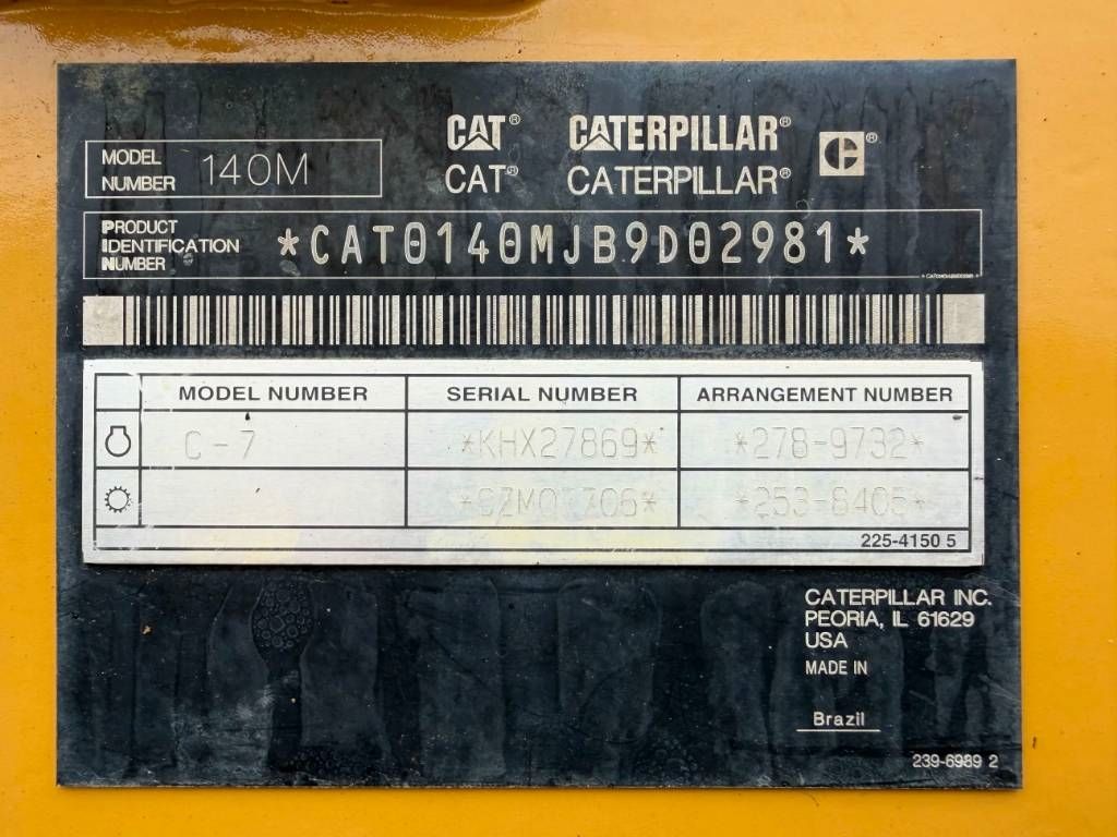 CAT 140M - LOW HOURS