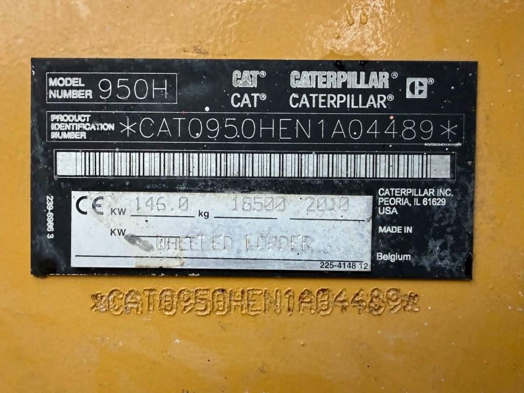 CAT 950H - Full steering - 3rd valve