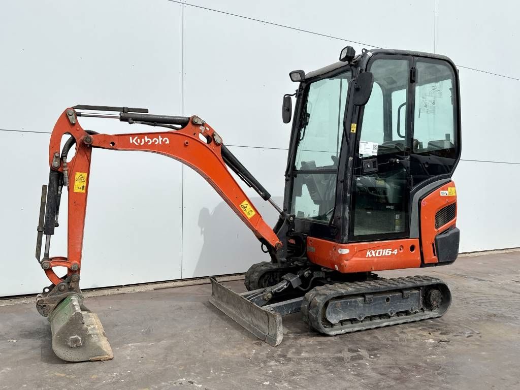Kubota KX016-4 - Hammer Lines / Quick Coupler