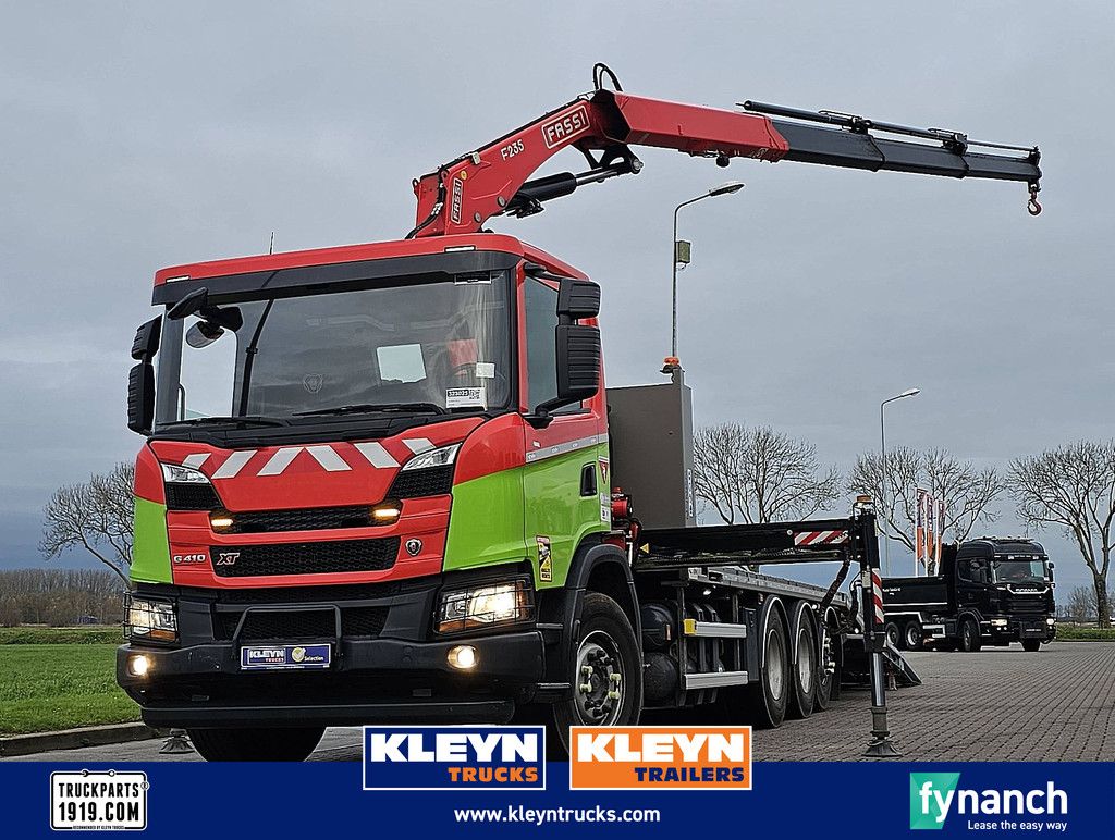 SCANIA P410 cng,fassi f235