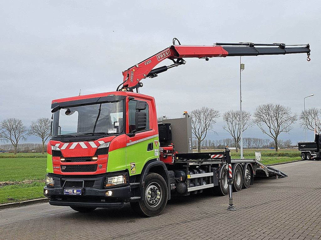 SCANIA P410 cng,fassi f235