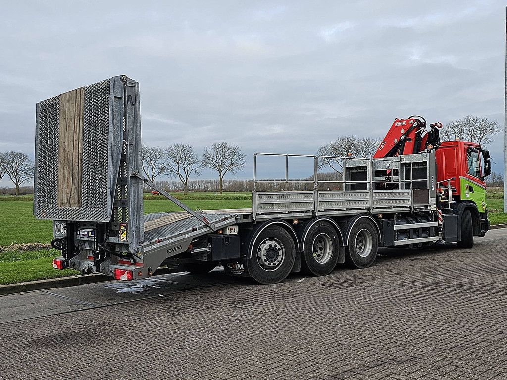 SCANIA P410 cng,fassi f235