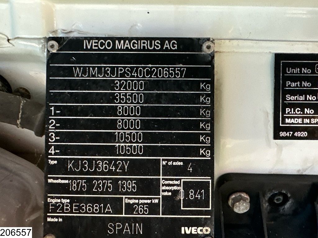 Iveco Trakker 360 8x4, EURO 5, CIFA mixer