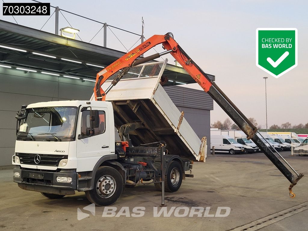 Mercedes Atego 1624 4X2 Palfinger PK10000 Kran Crane Manual Steelsuspension Euro 4