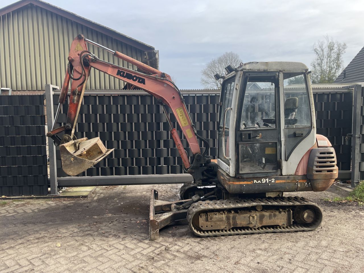 Kubota KX91-2 bobcat mini graafmachine hitachi yanmar