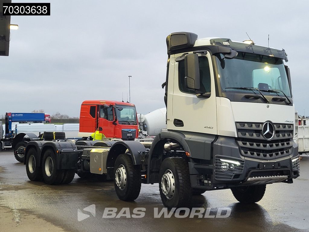 Mercedes Arocs 4140 8X4 NEW! Chassis Automatic Steelsuspension Euro 5
