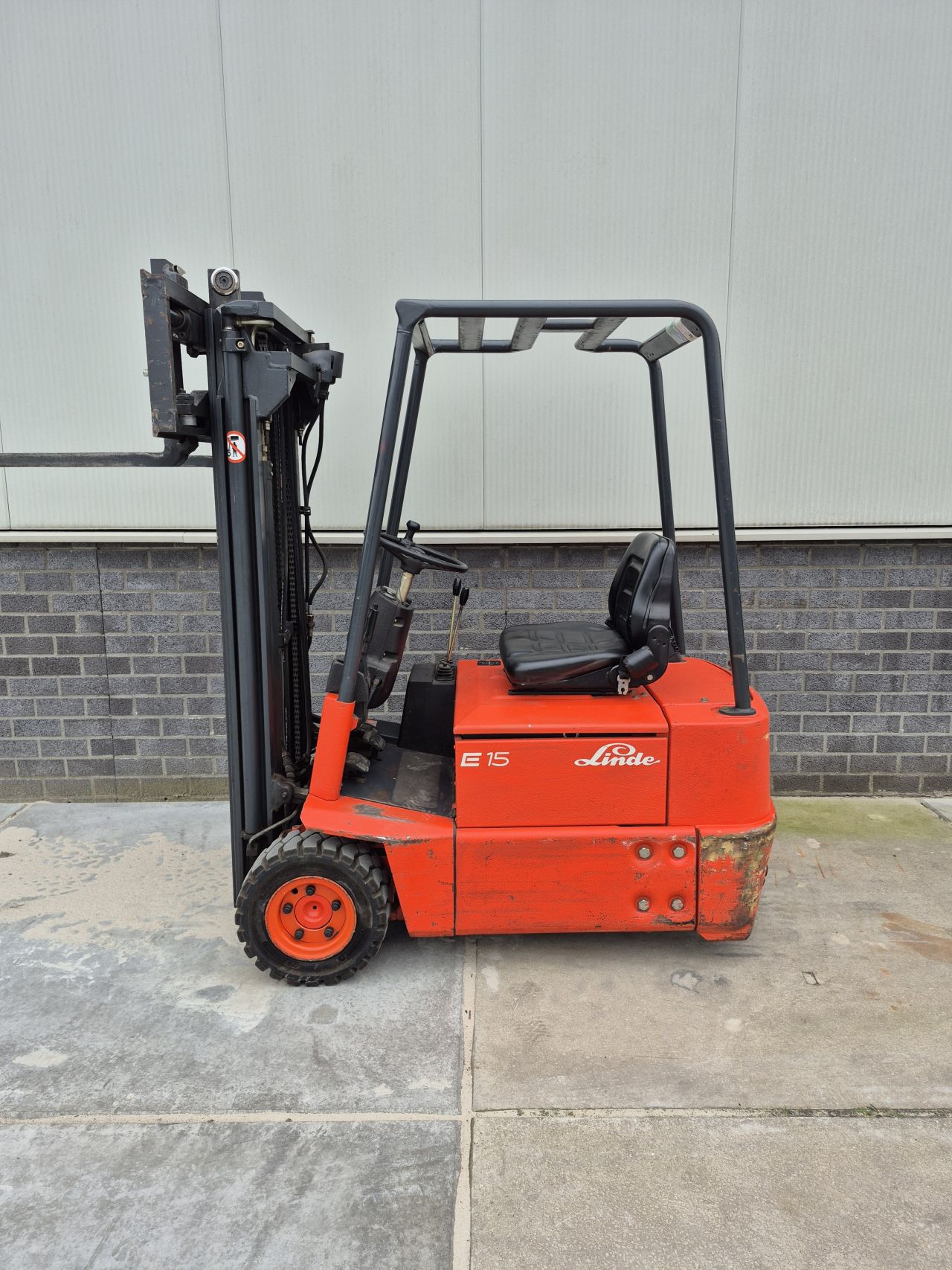 Linde E15 triplex sideshift 4.270 mm accu bj 11-2021