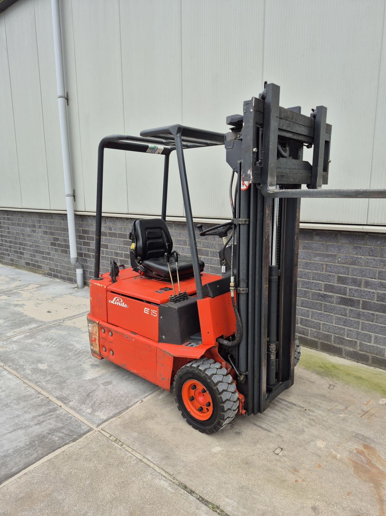 Linde E15 triplex sideshift 4.270 mm accu bj 11-2021