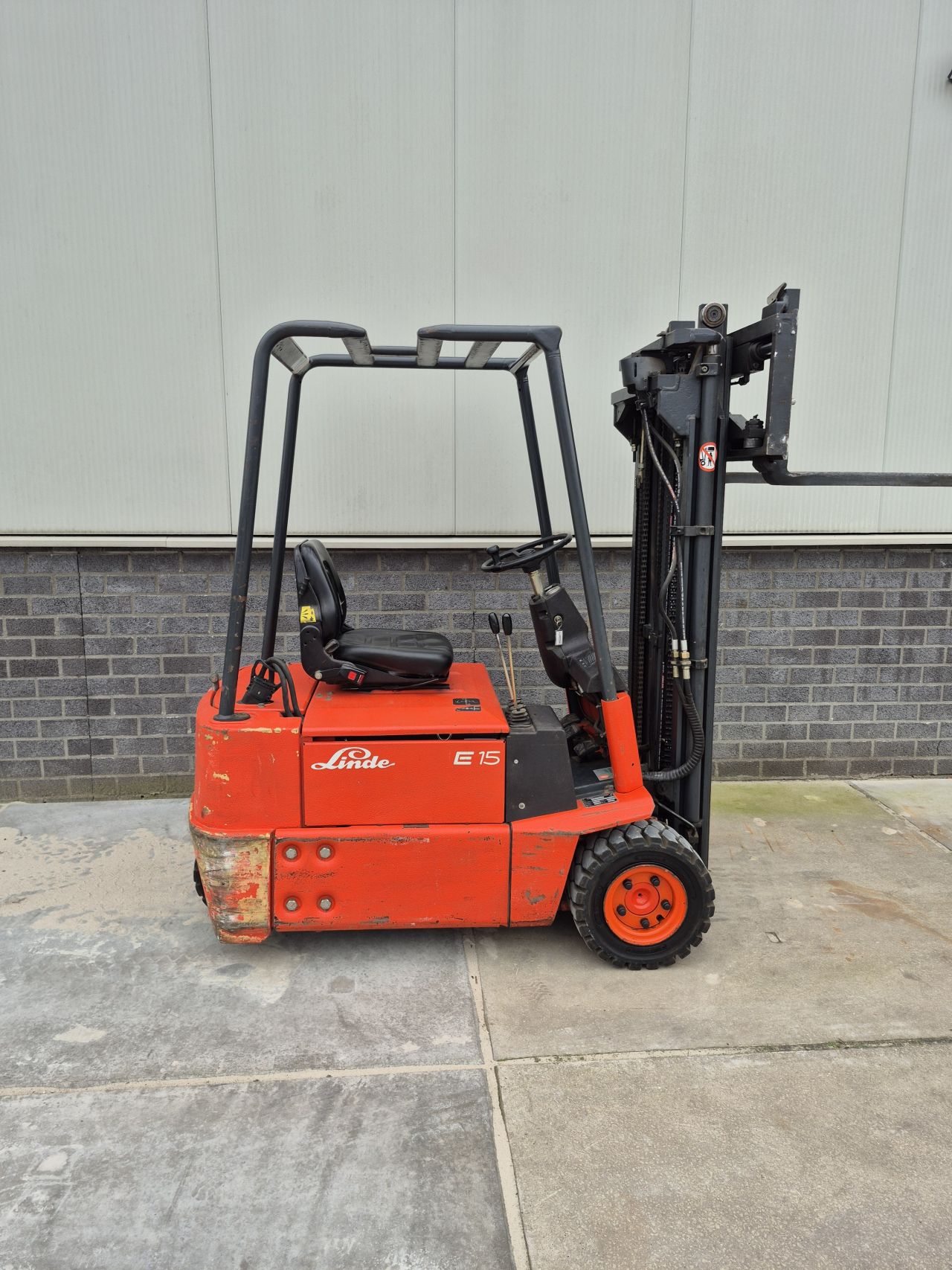 Linde E15 triplex sideshift 4.270 mm accu bj 11-2021