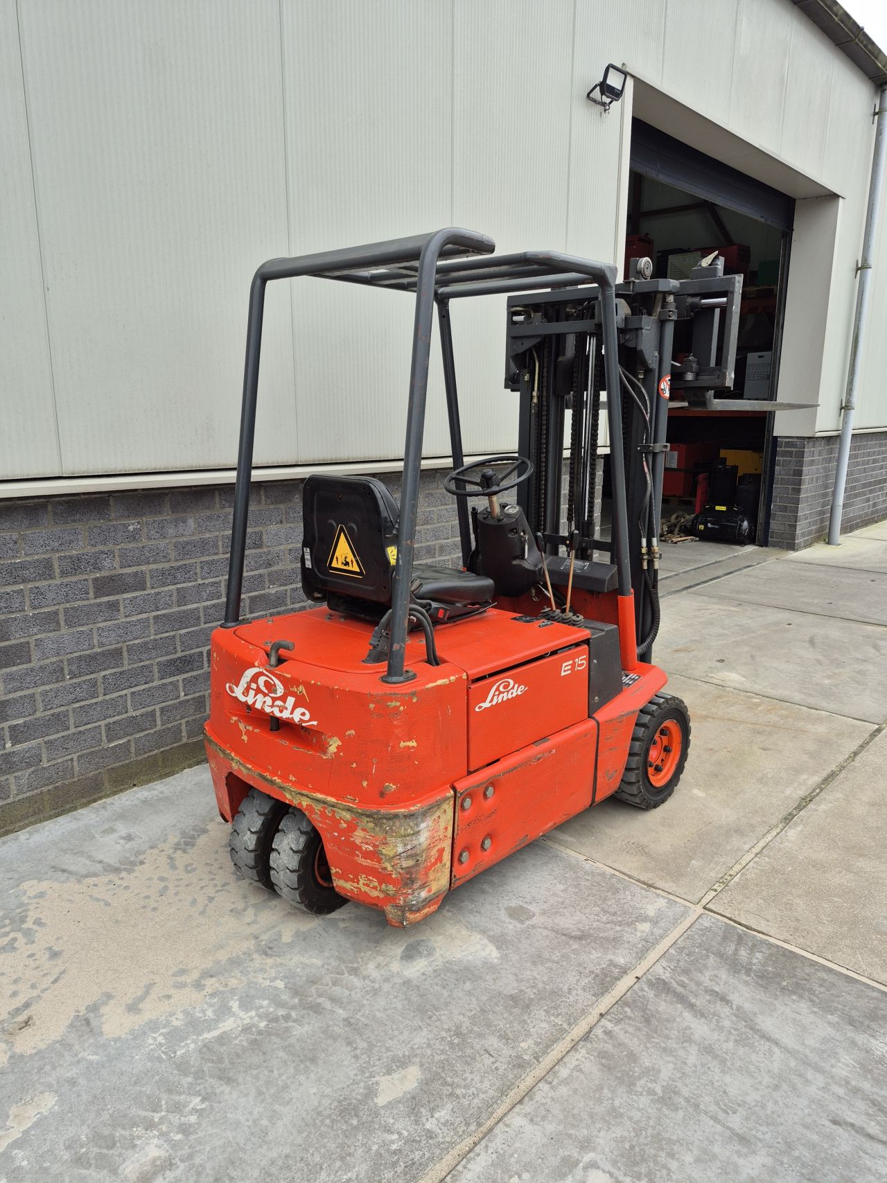 Linde E15 triplex sideshift 4.270 mm accu bj 11-2021