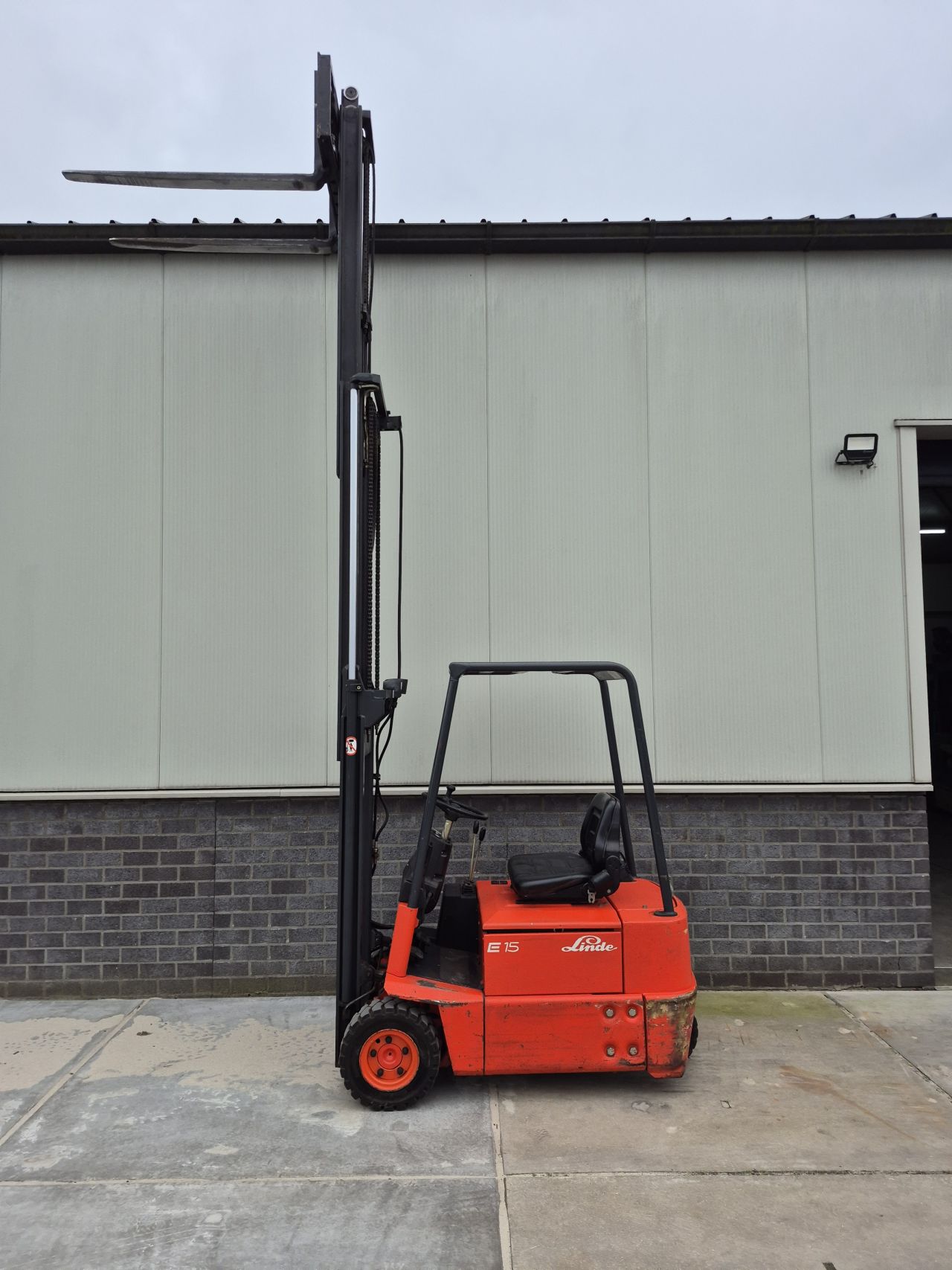 Linde E15 triplex sideshift 4.270 mm accu bj 11-2021