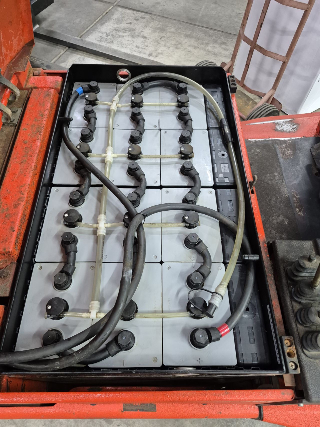 Linde E15 triplex sideshift 4.270 mm accu bj 11-2021