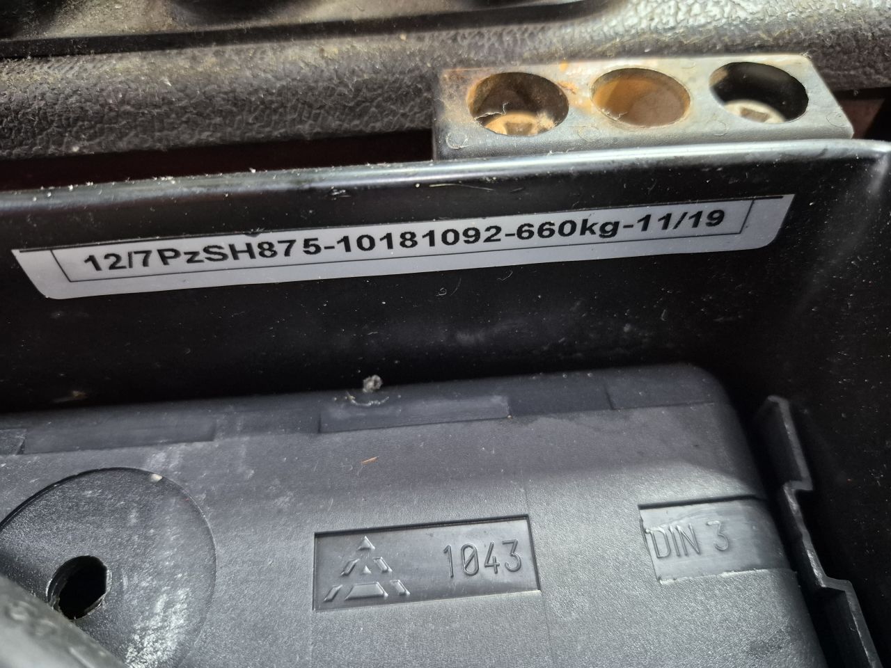 Linde E15 triplex sideshift 4.270 mm accu bj 11-2021