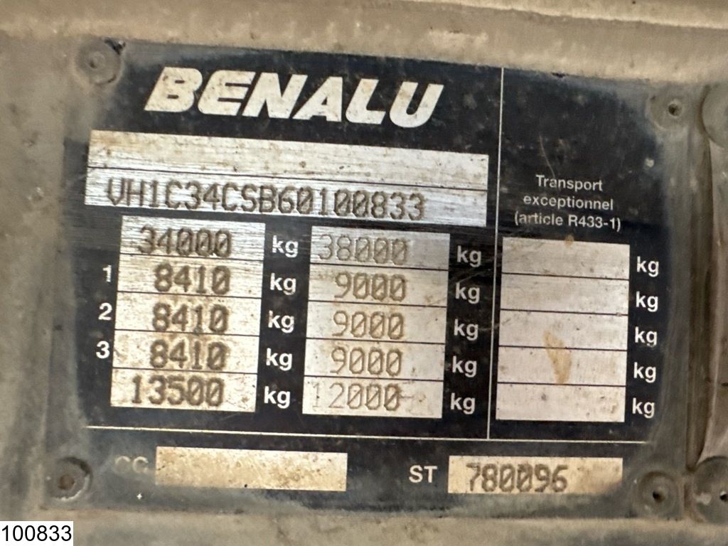 Benalu kipper 25.6 m3