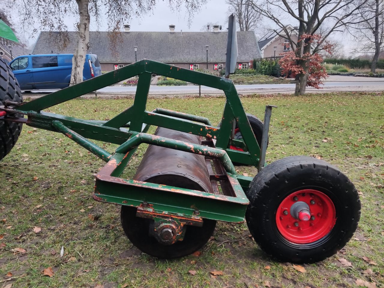 Weiderol (gazonrol, landrol, werkbreedte 155 cm., wielstel)