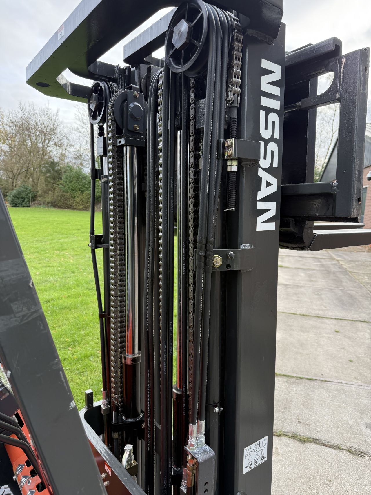 Nissan 2.5 ton elektrisch triplo 4.3M Sideshift 2019 accu