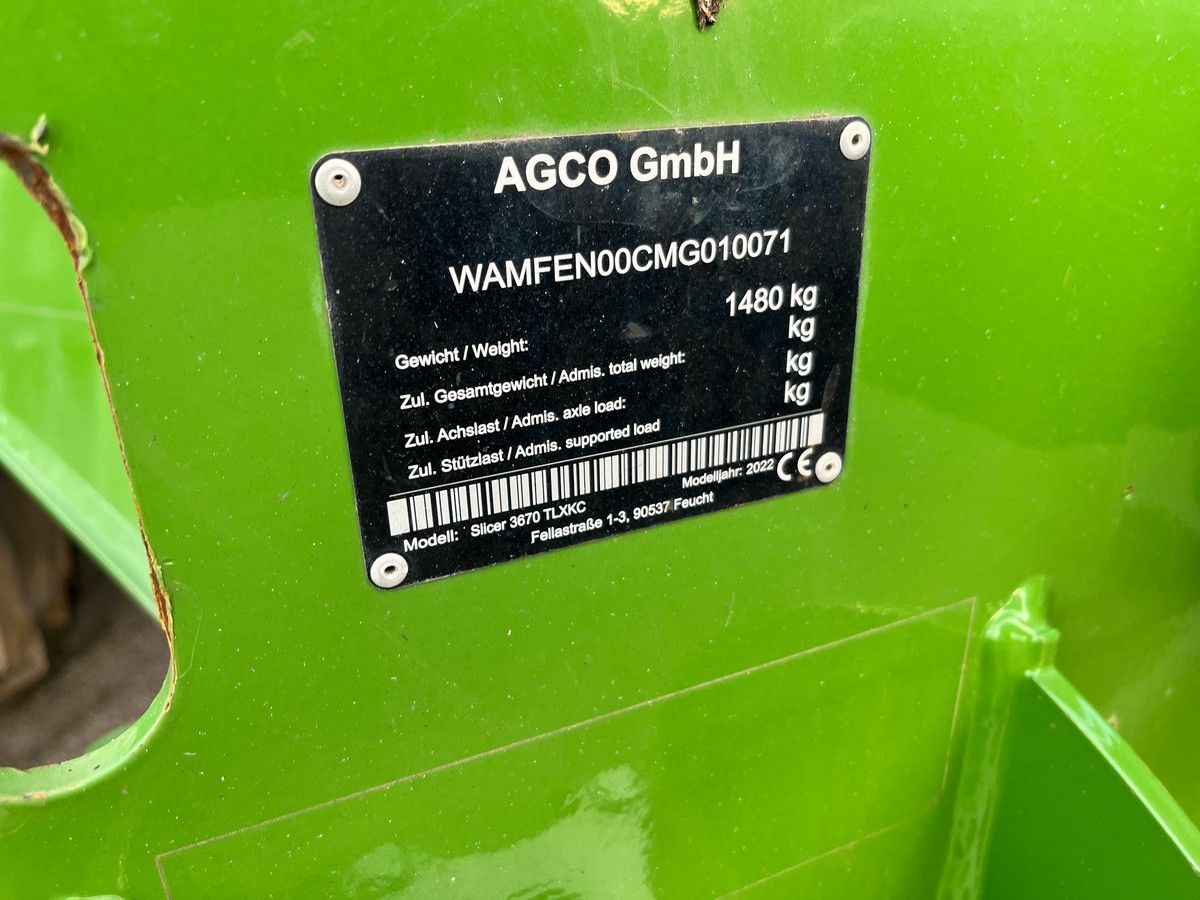 Fendt Slicer 3670 TLX-KC