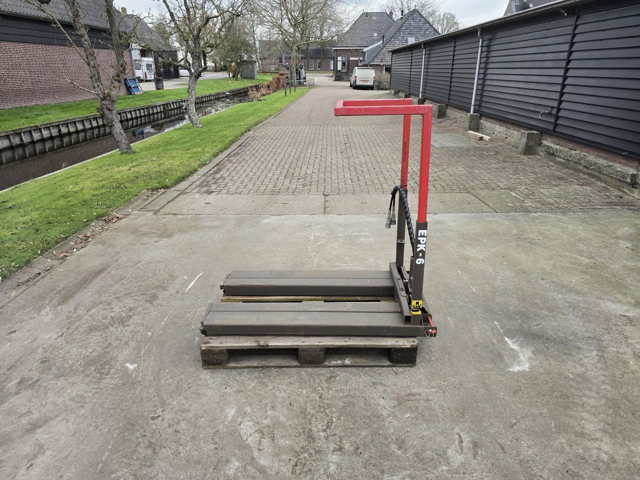 Norje hydraulische Kisten / vuilcontainer kantelaar kieper EPK-6