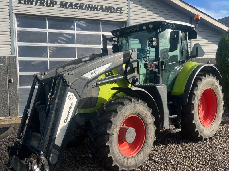 Claas ARION 650 CIS+ Focus med frontlift og frontlæsser