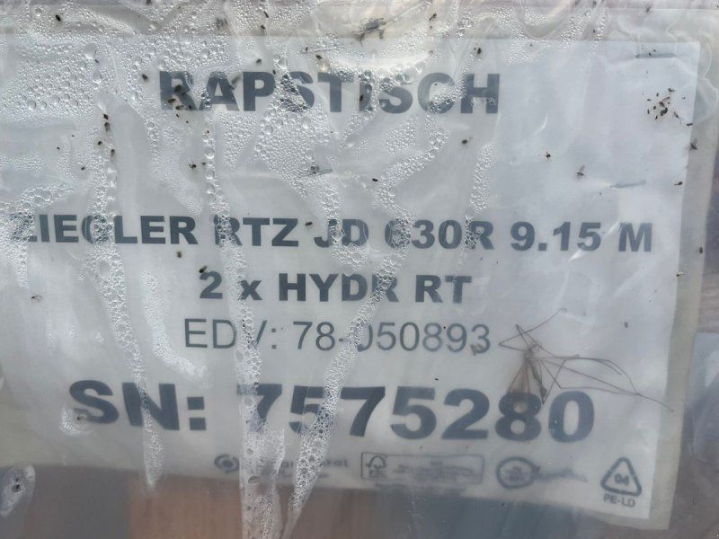 Ziegler Raps fortssats, Raps bord ,rapeseed harvesting , Rapst