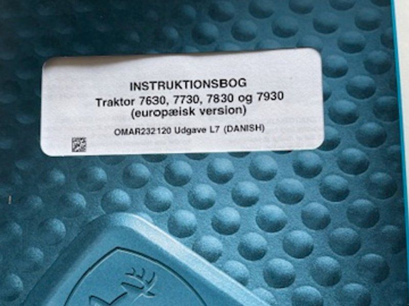 John Deere Instruktionsbøger (Danske)