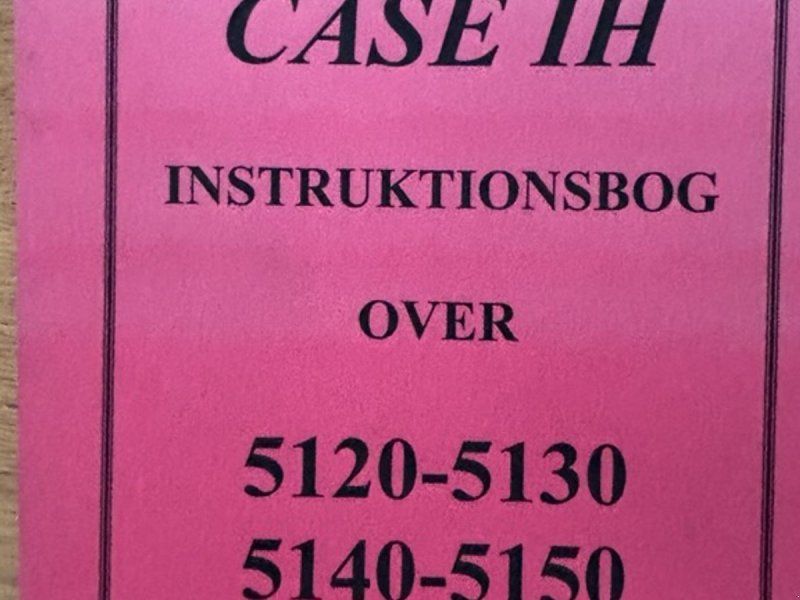 Case IH Instruktionsbog 5120 5150